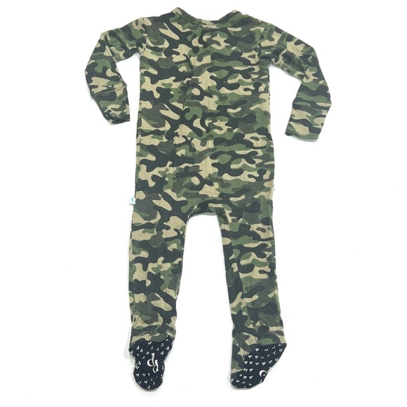 Posh Peanut Camo 9-12m footie - Picture 9 of 9